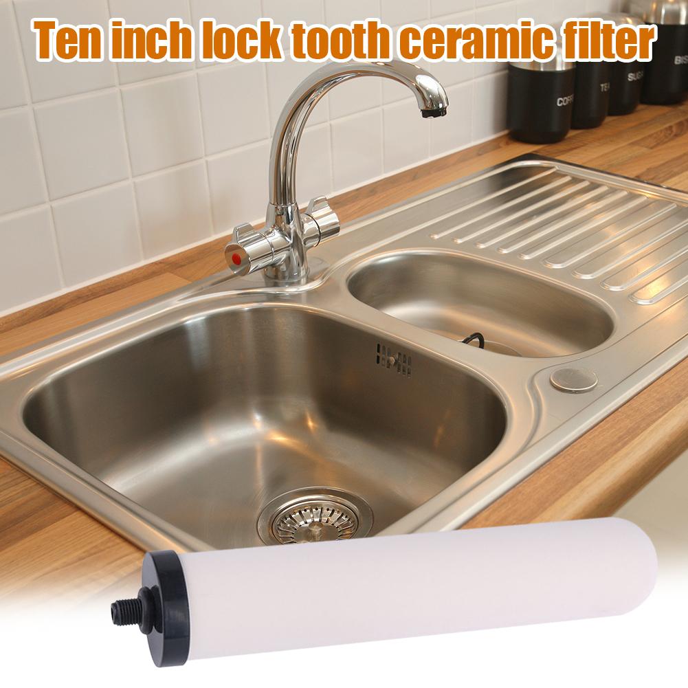 10 Inch Gravity Purifier Cleaning Replacement Parts Ceramic Tap Water Filtros Filter Candle Household Kitchen Faucet