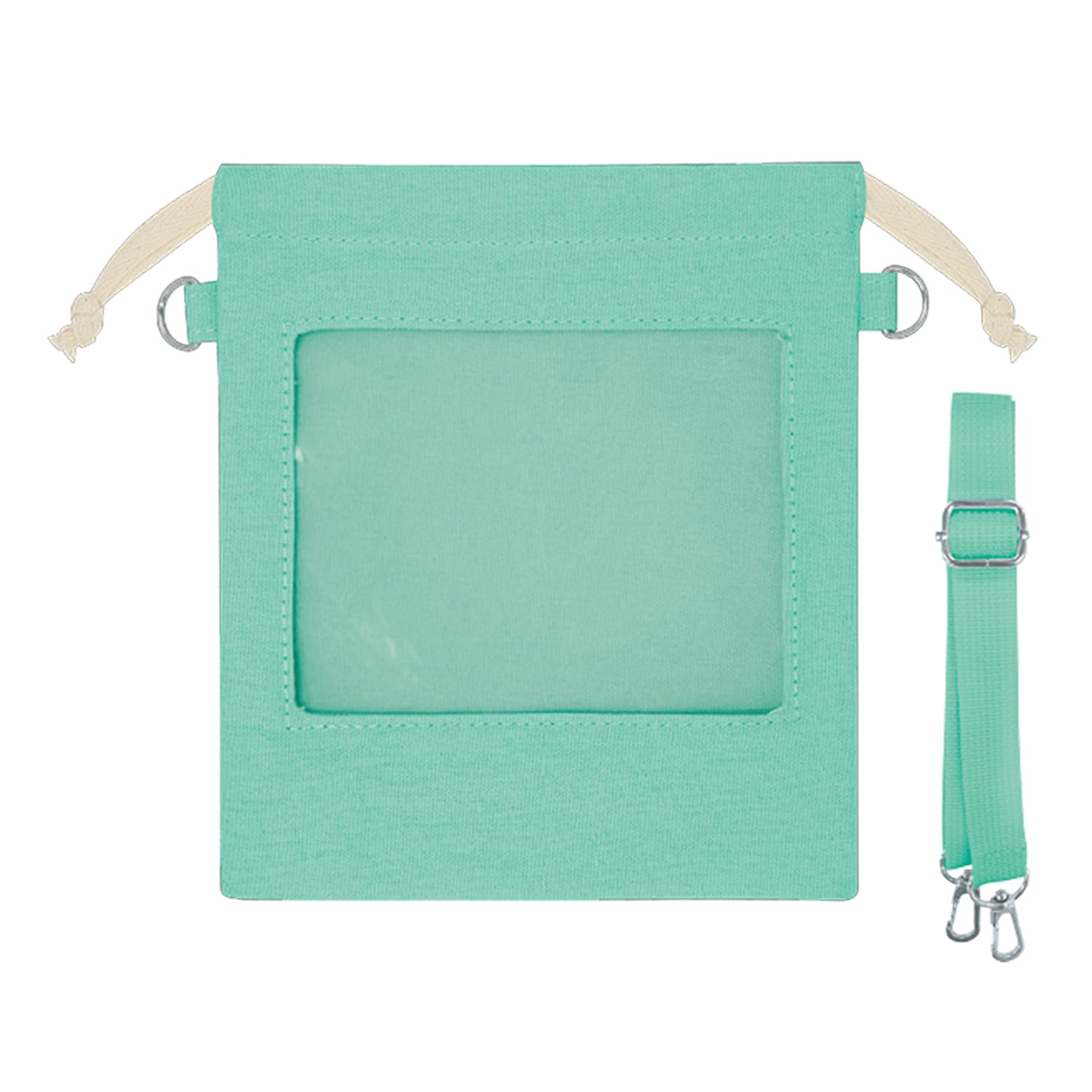 

Мешок на шнурке Kamio Japan с мятой [Kamiojapan] ластовицей, 225968, мятный