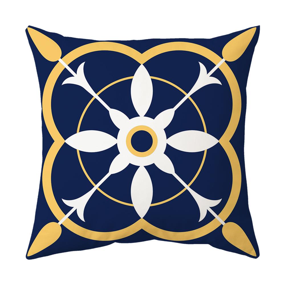 Pillow Retro Pillow Cover Sofa Cushion Car Cushion Cover Bohemian Bedside Bay Window Large Backrest