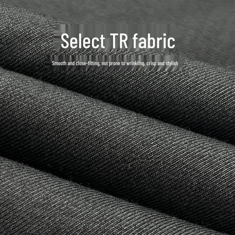 Tmavě šedé kalhoty pro chlapce, které se nemačkají - Školní uniformy pro žáky základních a středních škol