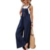 Women's Summer Wide Leg Jumpsuit   Solid Color Elegant Casual Loose Vacation Outfits Overall