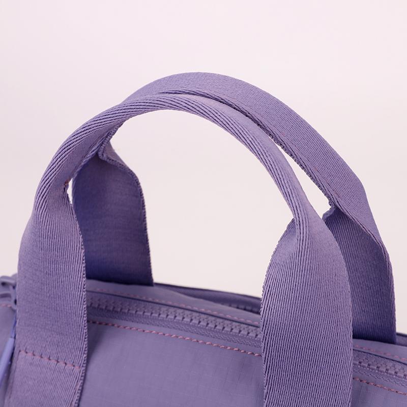 Nylon Pillow Shape Shoulder Bag With Top Handle Multi Zipper Pockets Lightweight Travel Tote For Women Daily Commute