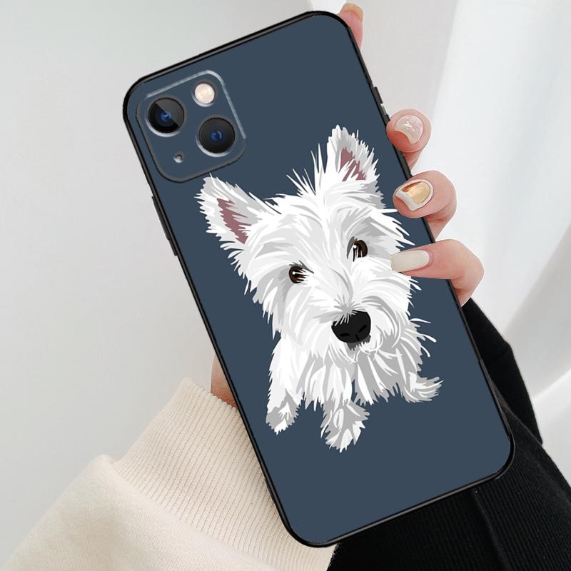 West Highland Terrier Westie Phone Case For iPhone 17 Pro Max 16 15 11 13 12 14 Pro Max mini 15 16 Plus 16e 17 Air Cover