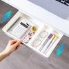 Under Desk Drawer Hidden Drawer Organizer Large Capacity Under Table Storage Holder Slide Out Drawer Tray for Cosmetics Sundries