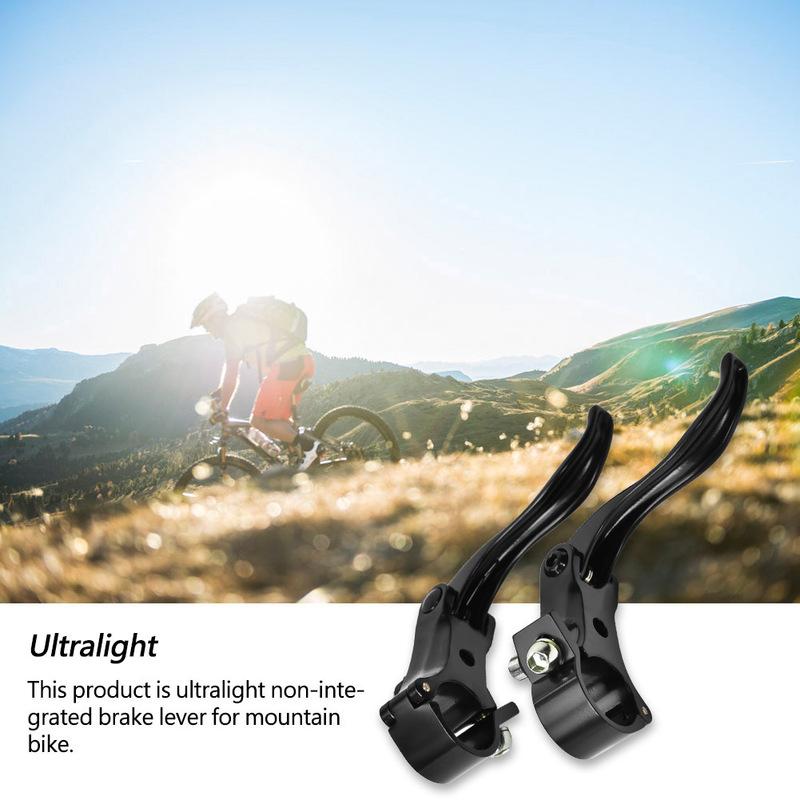 New 2Pcs Aluminum Alloy 24mm Mountain Bike Disc Brake Handle Level Cycling Accessory Bike Brake Lever Brake Accessories