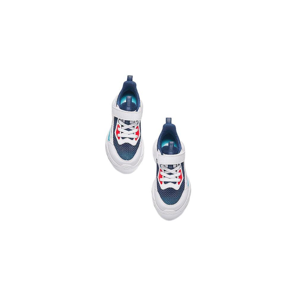Anta Comfortable Versatile Durable Lightweight Low-Top Kids Running Shoes Kids Sneaker White Blue Red A312429977-3