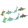 6pcs/lot Alloy Enamel Dinosaur Charms Colorful Cute Animal Charms Pendants For DIY Jewelry Making Necklace Keychain Accessories