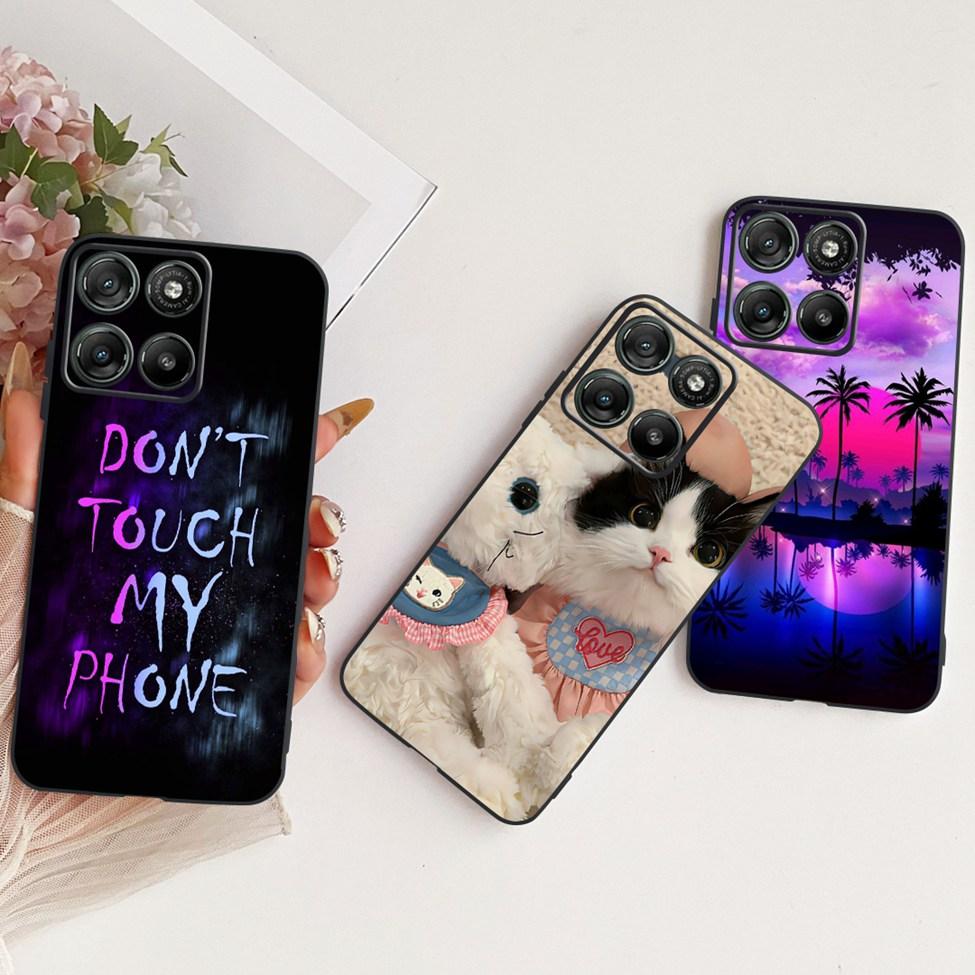 Per Moto G57 Power 5G Custodia Cover Moda Farfalla Gatto Carino Fresco Dipinto Morbido Funda Per Motorola Moto G57 Power 5G Cover del Telefono
