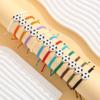 Handmade Braided Alloy Sports Fan Bracelet Baseball Basketball Soccer Team Support Unisex Wristband Jewelry