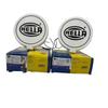 Pair Hella Comet 500 Driving Lamp Yellow Spot Light With Cover Universal Fit