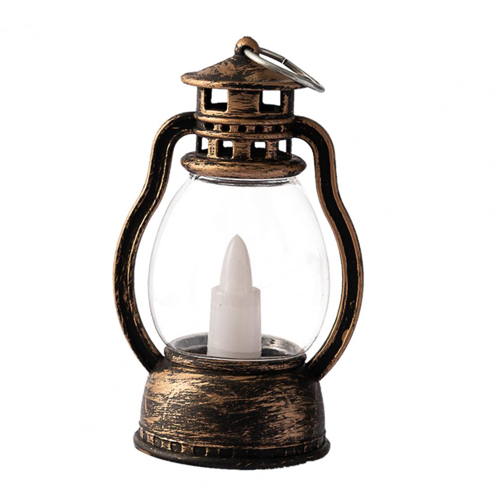 Romantic Desktop LED Candle Lantern Lamp Retro Hanging Hook Halloween Candles Light Vintage Christmas Party Festival Ornament Other