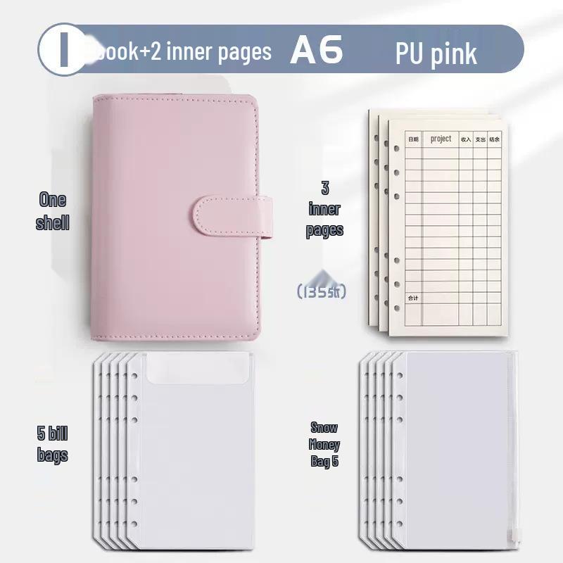 Macaron Style Budget Planner: Korean Cash Diary & Kids' Expense Notebook