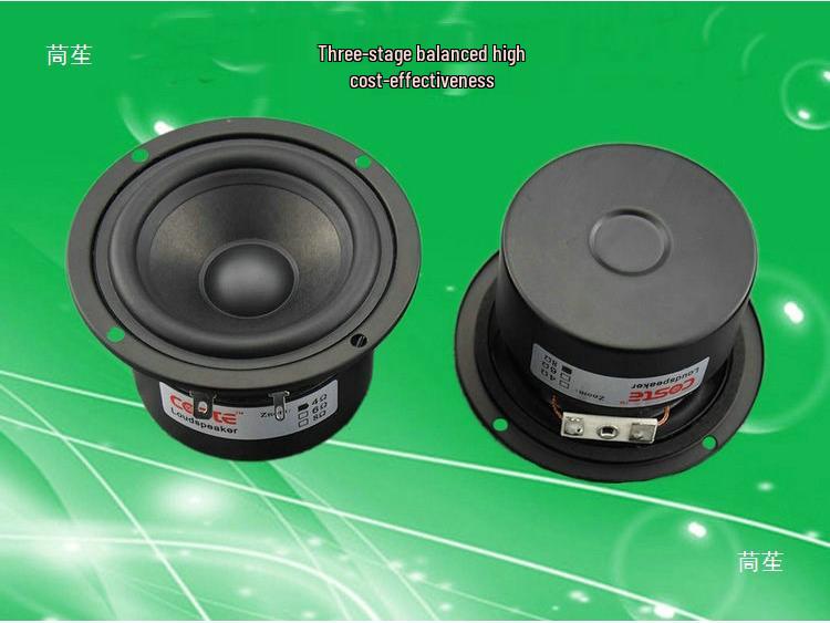 3-Inch Full-Range HiFi Speaker, 8 Ohm, 15W, Deep Bass, Clear Midrange, Smooth Treble