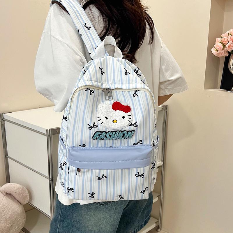 Schoolbag Cartoon Cute Hello Kitty Large Capacity Shoulder Bag Girls 1011 New Student Class Commuter Versatile School Bag