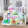 1pc Hello Kitty's Whimsical World Blanket, Soft Throw for Home Decor, Gift Idea, Living Room, Travel, Camping, Car Blankets, Beach, Office Naps, Suita