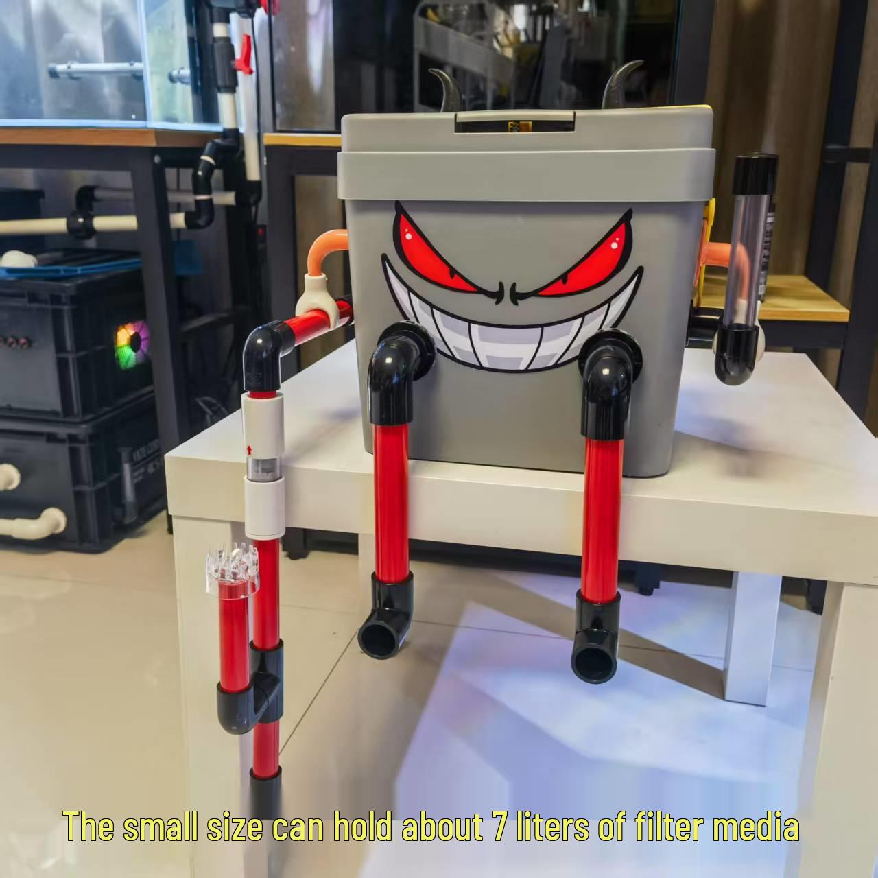 

DIY Fish Tank Internal Water Pump & Filter Barrel - Little Devil Teapot