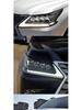 Upgrade Headlight Assembly for 2016-2019 Lexus LX570 with LED Lenses, DRLs, and Dynamic Turn Signals