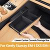 For Geely Starray EMi EX5 E5 Lower Central Control Storage Box Original Color Heightened Organizer Interior Accessories