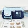 Denim Patchwork Pencil Case Large Capacity Stationery Bag Portable Pen Bag  School Office