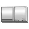 Ospel Fala - Double Surface-mounted Socket GNH-2HZ/00/w