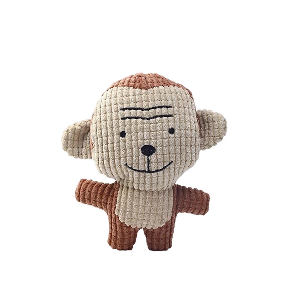 

Portable Sounding Doll Dogs Toy Interactive Tooth Cleaning Cats Toy Soft Cute Squeaky Toy