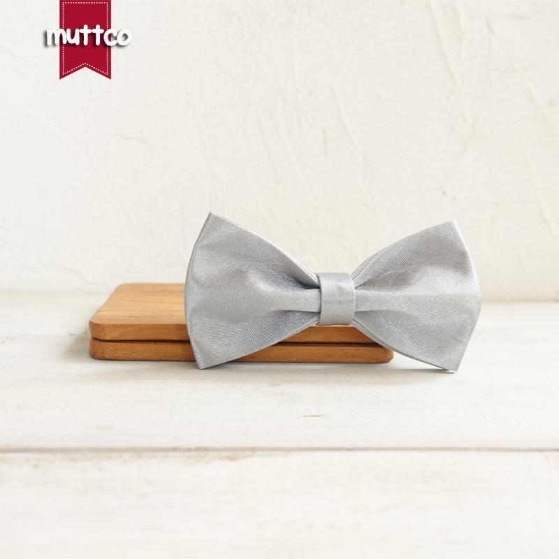 MUTTCO Handmade Dog Bow Tie Collar UBT-112 L (11*6 cm)