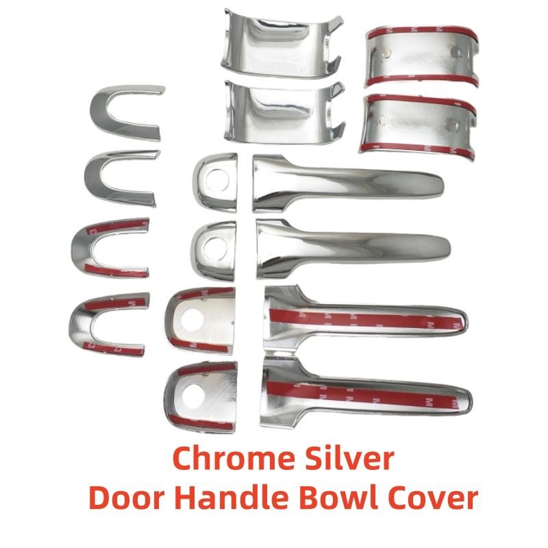 ABS Chrome Car Accessories Plated Door Handle Bowl Cover Trim Paste Style For Toyota Noah Liteace 1996 1997 1998 1999 2000 2001