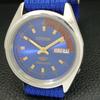 CITIZEN AUTOMATIC 8200 VINTAGE JAPAN MENS BLUE COLOR DIAL WATCH a500238-2 R151b-a500238