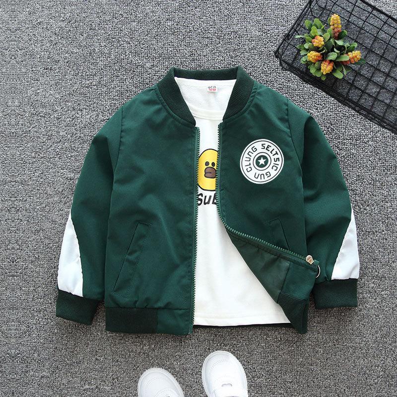 Children's Handsome Baseball Uniform 2025 Spring and Autumn Boys Leisure Cardigan Coat