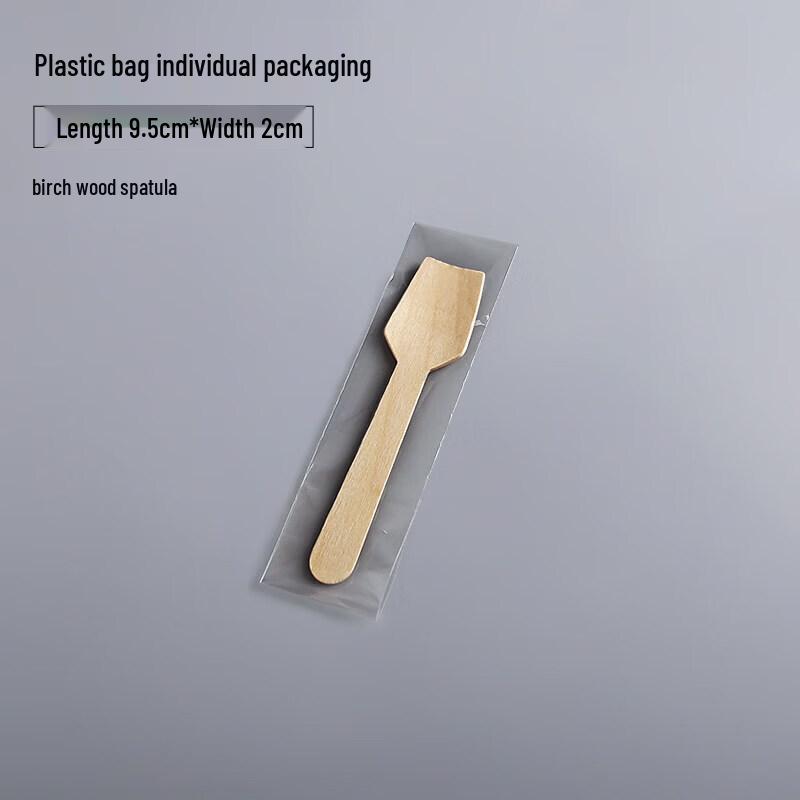 Small Biodegradable Wooden Dessert Spoon