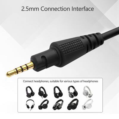 Quality Coiled Audios Cable 3.5mm To 6.35mm Cord for HDJX5 X7 HDJCUE1BT CUE1S7 Headphones Cord Wire 6.35mm Adapter