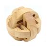 Magic Ball Wooden Brain Teasers Puzzle Unlocking Toys Assembly & Disentanglement Mind Games For Kids Adults IQ Test Challenge