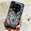 Tempered Glass Case For Poco X7 / X7 Pro Cute Animal Hard PC Glass Phone Cover For Xiaomi Poco X5 X6 Pro Shockproof Bumper Cases