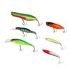 Plastic Fishing Lures Baits Kit Set Portable Fishing Tackle Set with Storage Bag for Freshwater Saltwater
