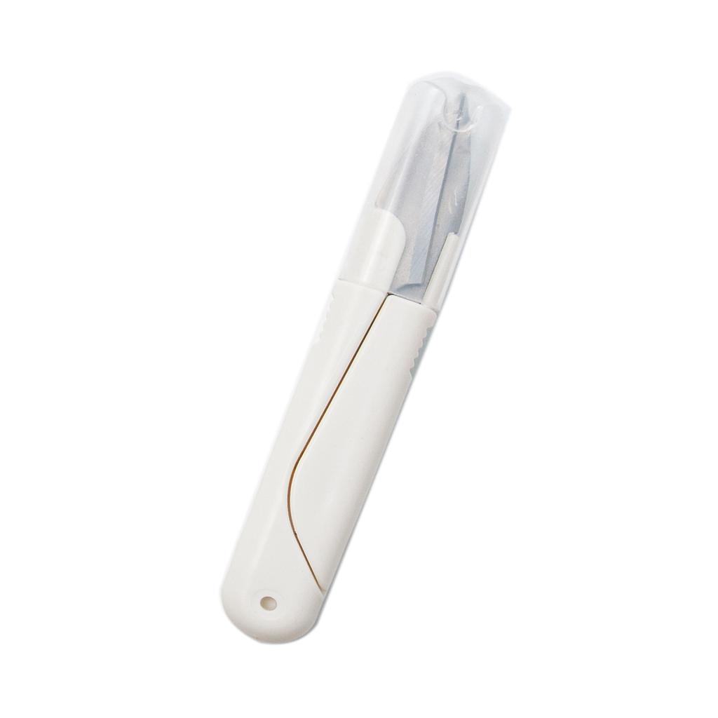 Thread Snip White Labor Saving Versatile Small Plastic Thread Snip Clipper for Cross Stitch DIY