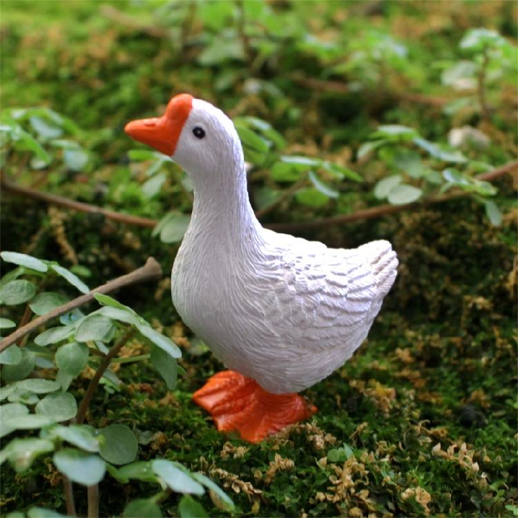 Simulations Geese Toy Summer Beach Landscape Garden MiniatureOrnaments