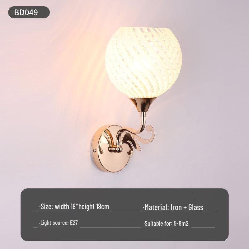 Modern Nordic LED Wall Lamp for Bedroom and Living Spaces