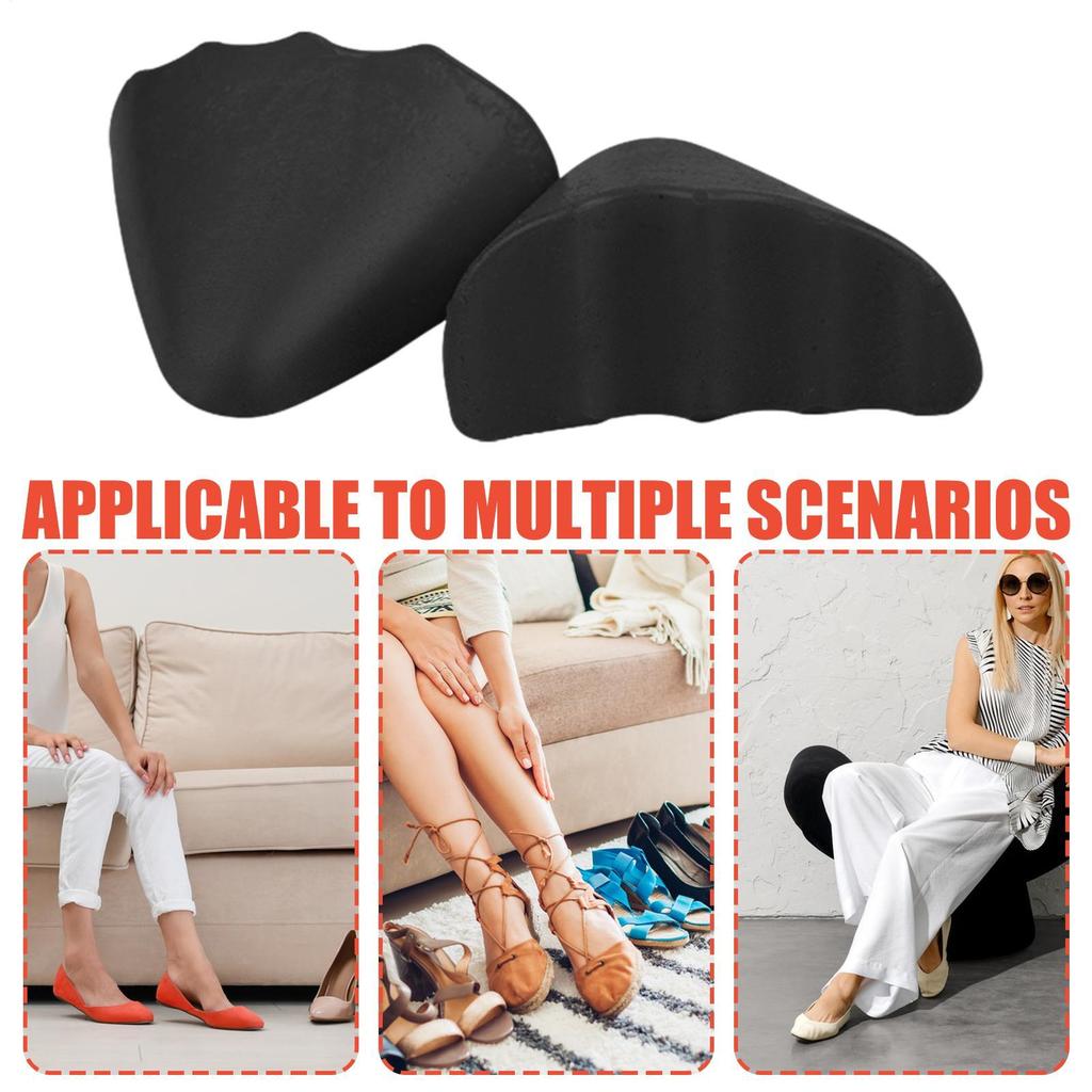 1 Pair High Heel Toe Plug PU Shoe Insert Big Shoes Toe Front Filler Cushion Pain Relief Protector Shoes Accessories
