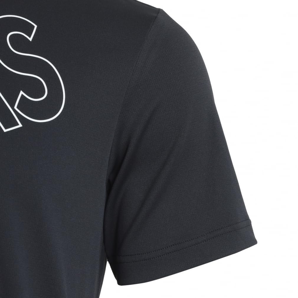 Adidas COOL TRN Kortärmad med Stor Vit Storlek M Herr T-shirt Logotyp, (ODS83) (KK7214)