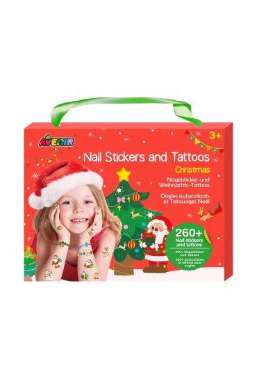 Magic of Christmas Stylish Nail Stickers and Tattoos on
