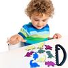 Kids Dinosaur Stacking Game Fine Motor Skills Toddlers Boys Girls Educational Dino Building Block Stacking Balance Tower Toy