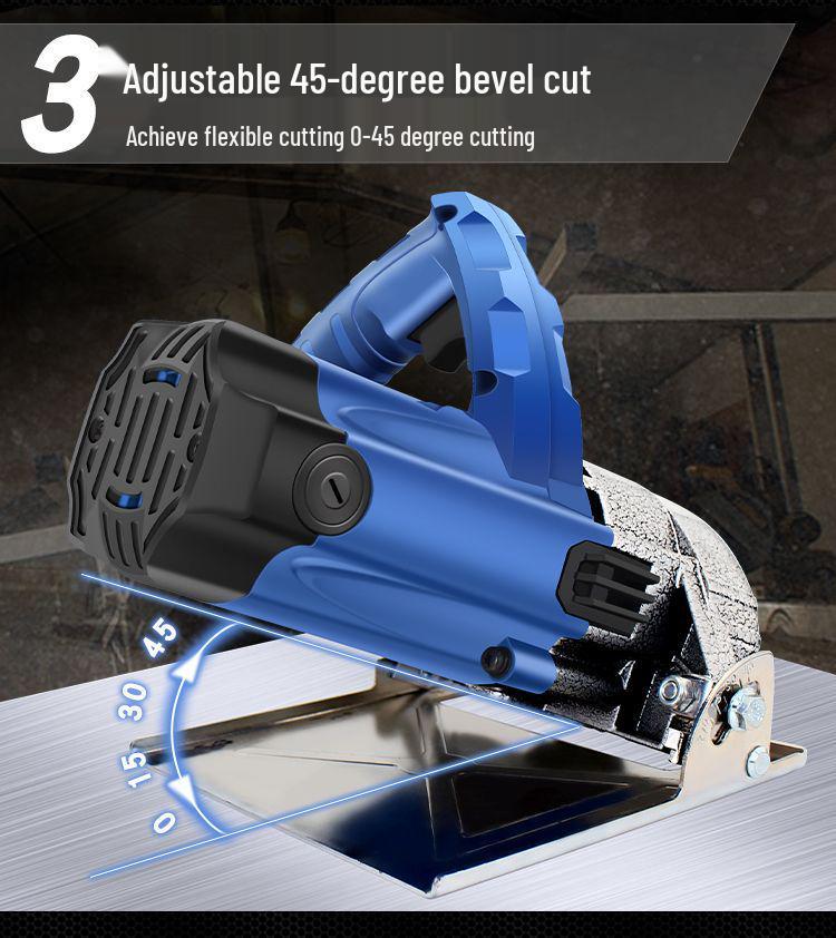 Compact Multifunction Chainsaw: High-Power Tile Groove & Wood/Marble Cutter