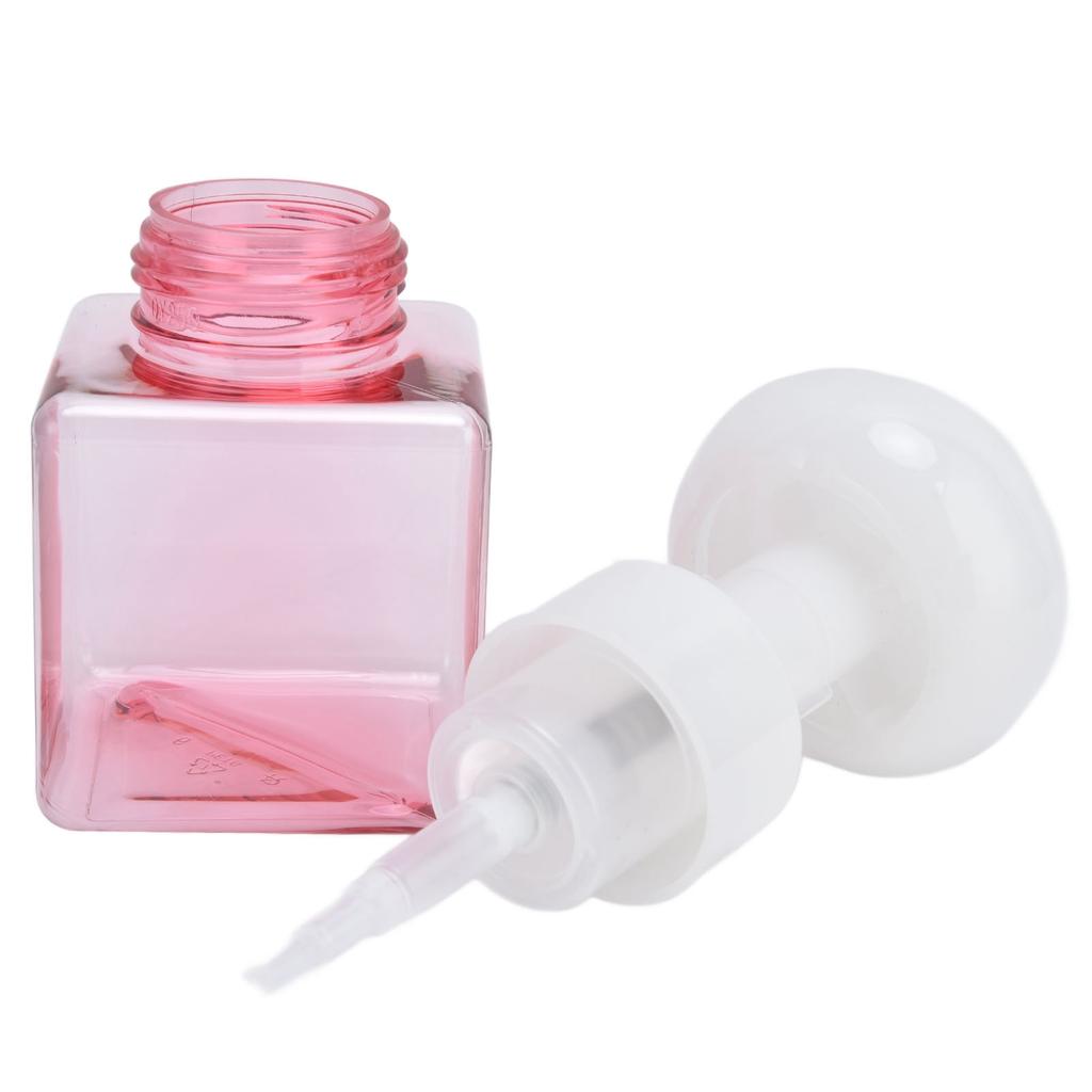 250ml Foaming Bottle PETG Plastic Flower Foam Dispenser Square Bottles for Cosmetic