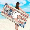 1pc for hello kitty Beach Towel,Fashionable Water-Absorbent Quick-Drying Single-Piece Large-Sized Beach Towel