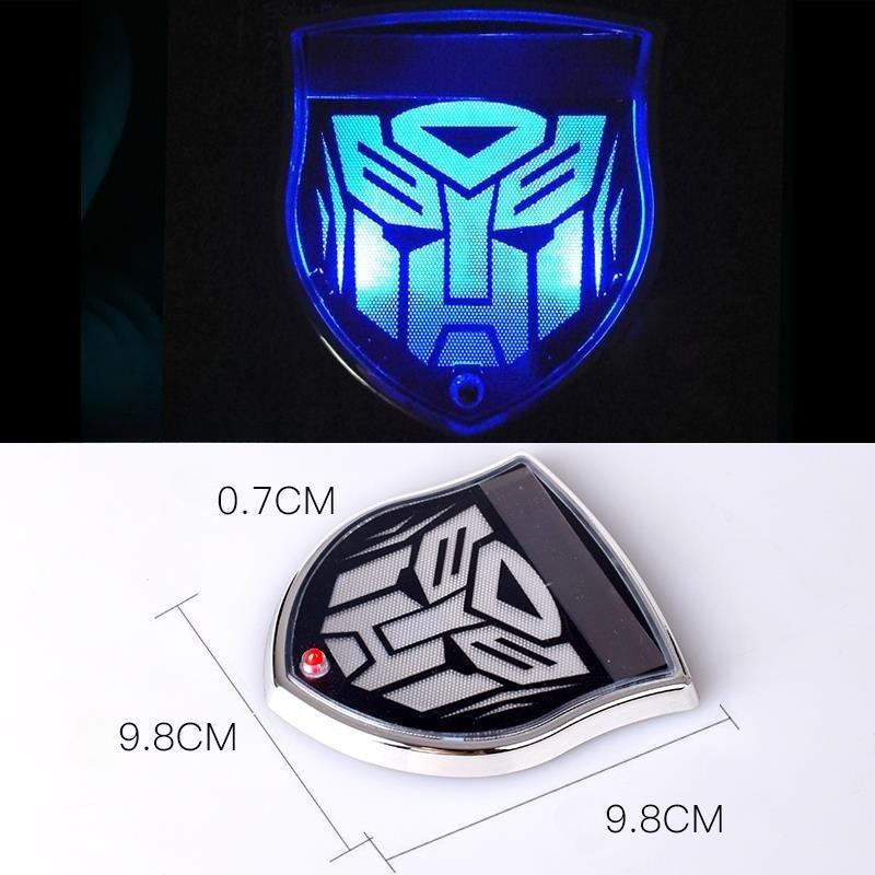Cartoon Character Metal Pin Badge Marvel Transformers Optimus Prime Megatron Cosplay Accessories 10.5x10.5x0.7cm&0.7cm