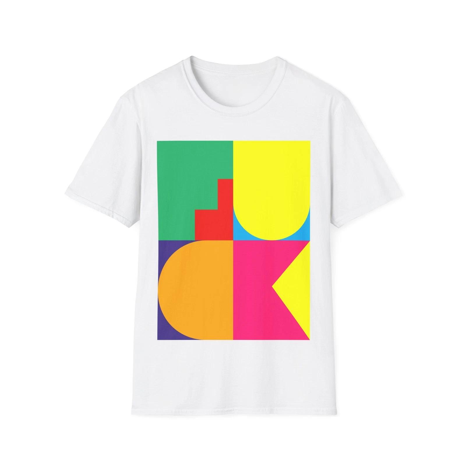 Pop Art F-Word Unisex Softstyle T-Shirt, Humor Saying Tee, Funny Slogan 2XL