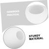 Vaguelly 6 Inch White Frosted Glass Globe Lamp Shade - Replacement Glass Globe Shade Cover, Round Ball Lamp Cover for Ceiling, Wall Fixtures