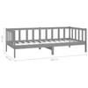 VidaXL Daybed with Mattress 90x200 Cm Grey Solid Pine Wood 3083626