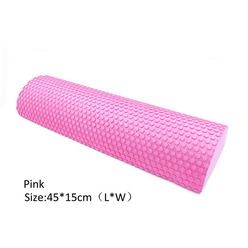 30-45 cm půlkulatý masážní pěnový válec EVA Jóga Pilates Fitness vybavení Balanční podložky Jógové bloky s masážním plovoucím bodem