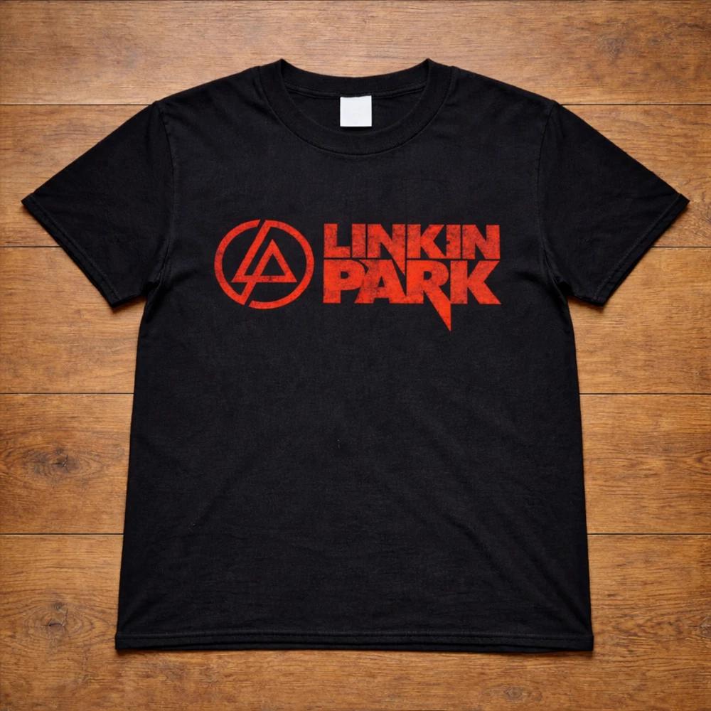 Linkin Park Logo TShirt Black Nu Metal Rock Band Tee Unisex Kids Adults 2XL
